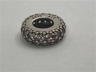 PANDORA CLEAR SPARKLE SPACER 791359CZ MARKED: S925 ALE